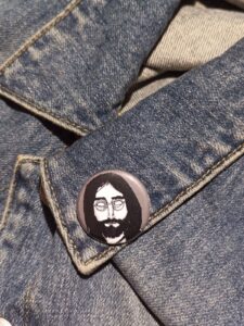 John Lennon Zombie Pin