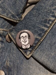 Get surreal and spooky with our Salvador Dali Zombie Pin! A creepy-cool gift for artists and horror fans. Add it to your collection now!
